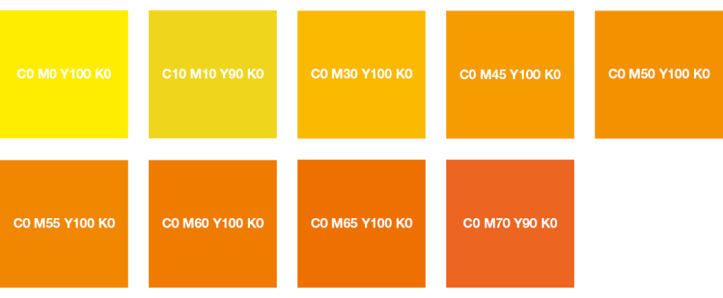 CMYK kleuren FDMprintgroup