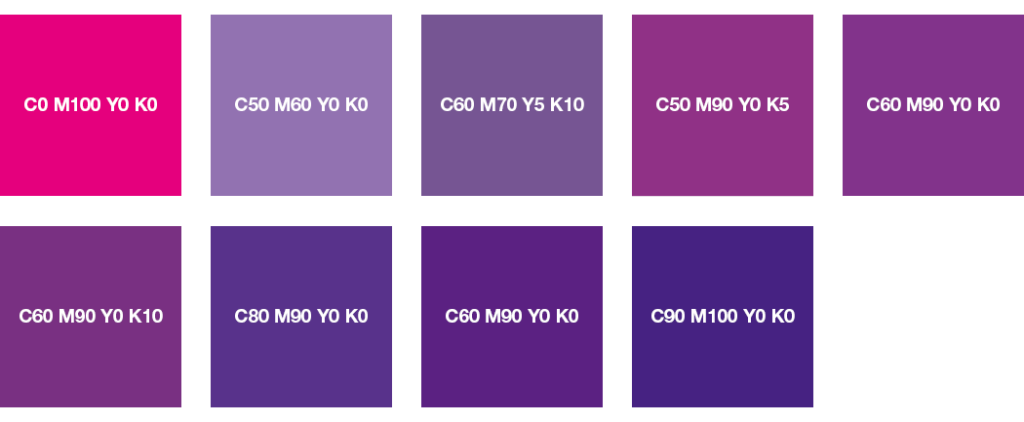 Wrijven Identiteit verticaal CMYK kleuren – FDMprintgroup